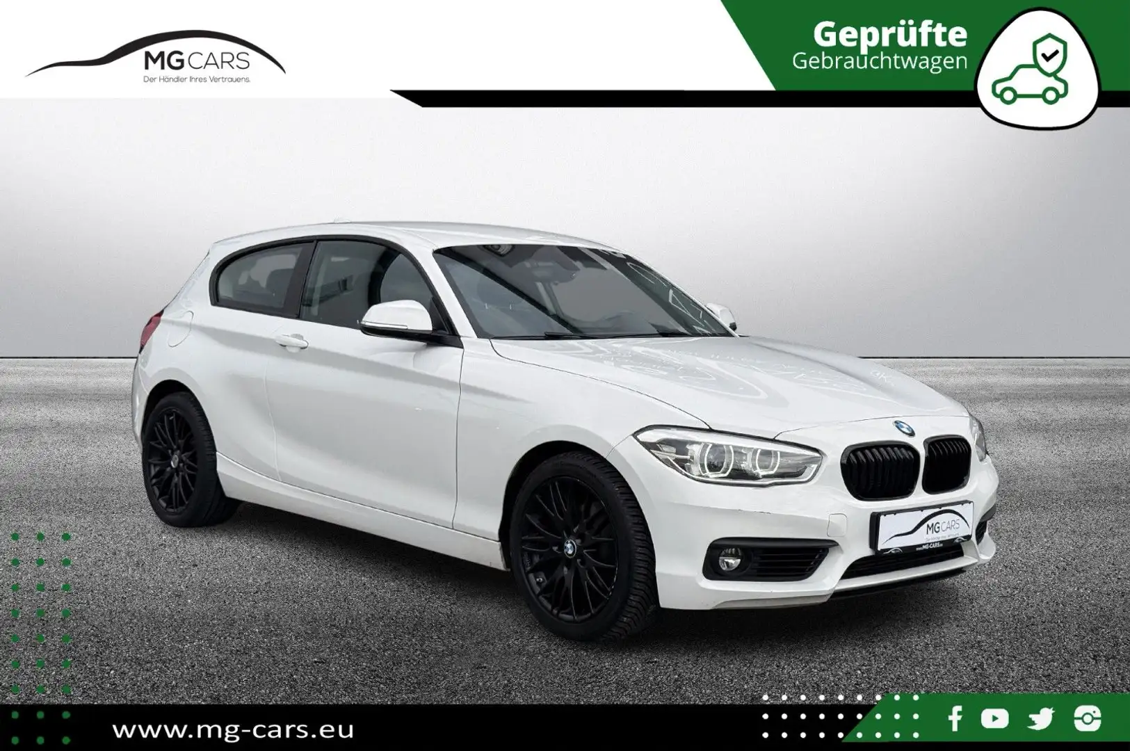 BMW 120 d~Advantage~Coupe~M-Lenkrad~Navi~Xenon~SHZ! Blanc - 1