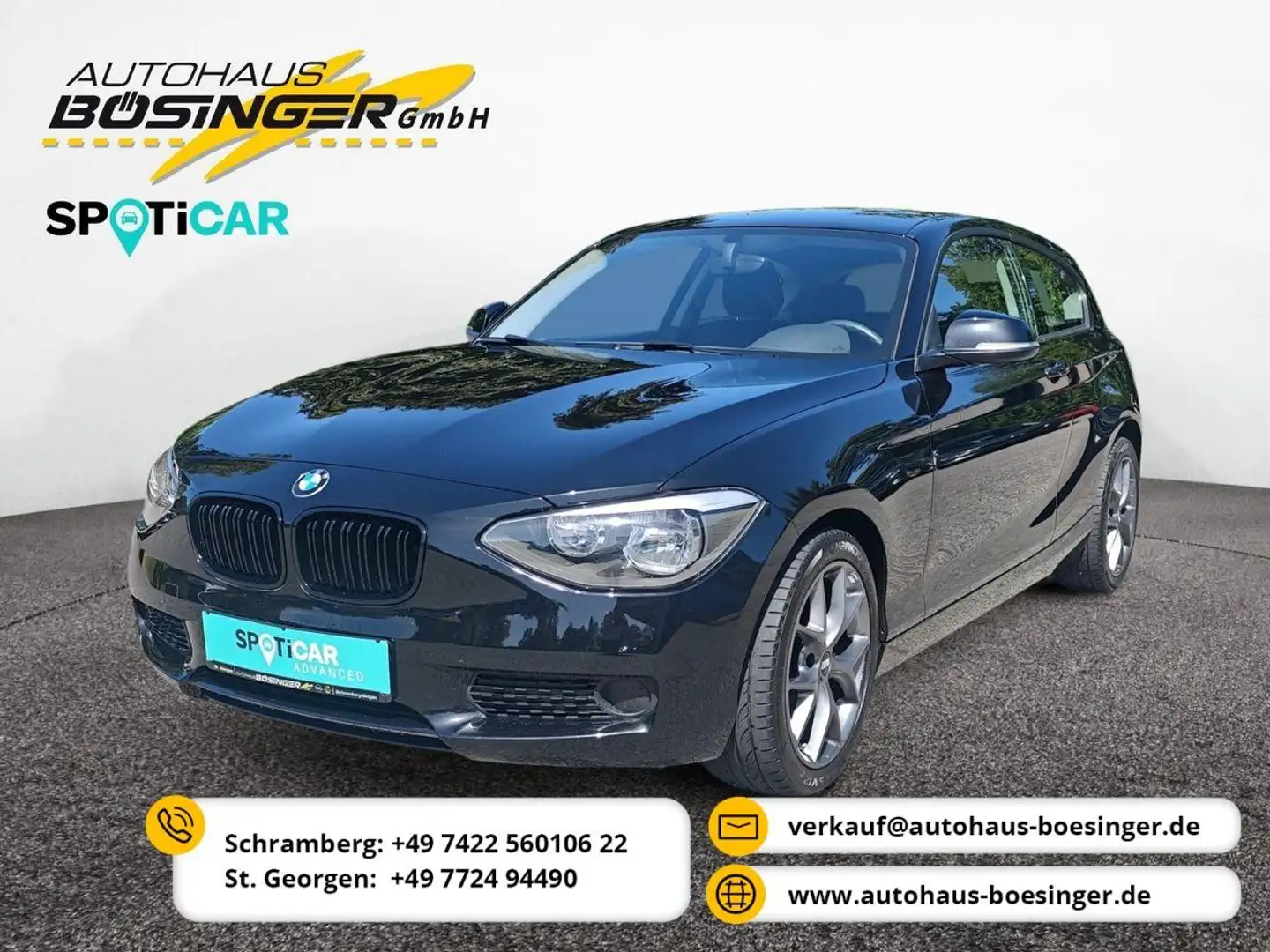 BMW 114 i 1.6 16V (F21) / BBS / Klima / SHZ Noir - 1