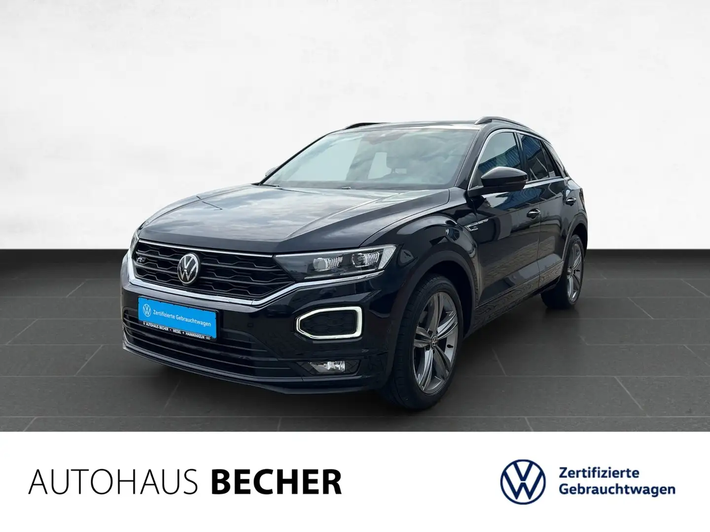 Volkswagen T-Roc R-line 1.5 TSI 6-Gang /IQ.Drive/Pano/Navi Schwarz - 1