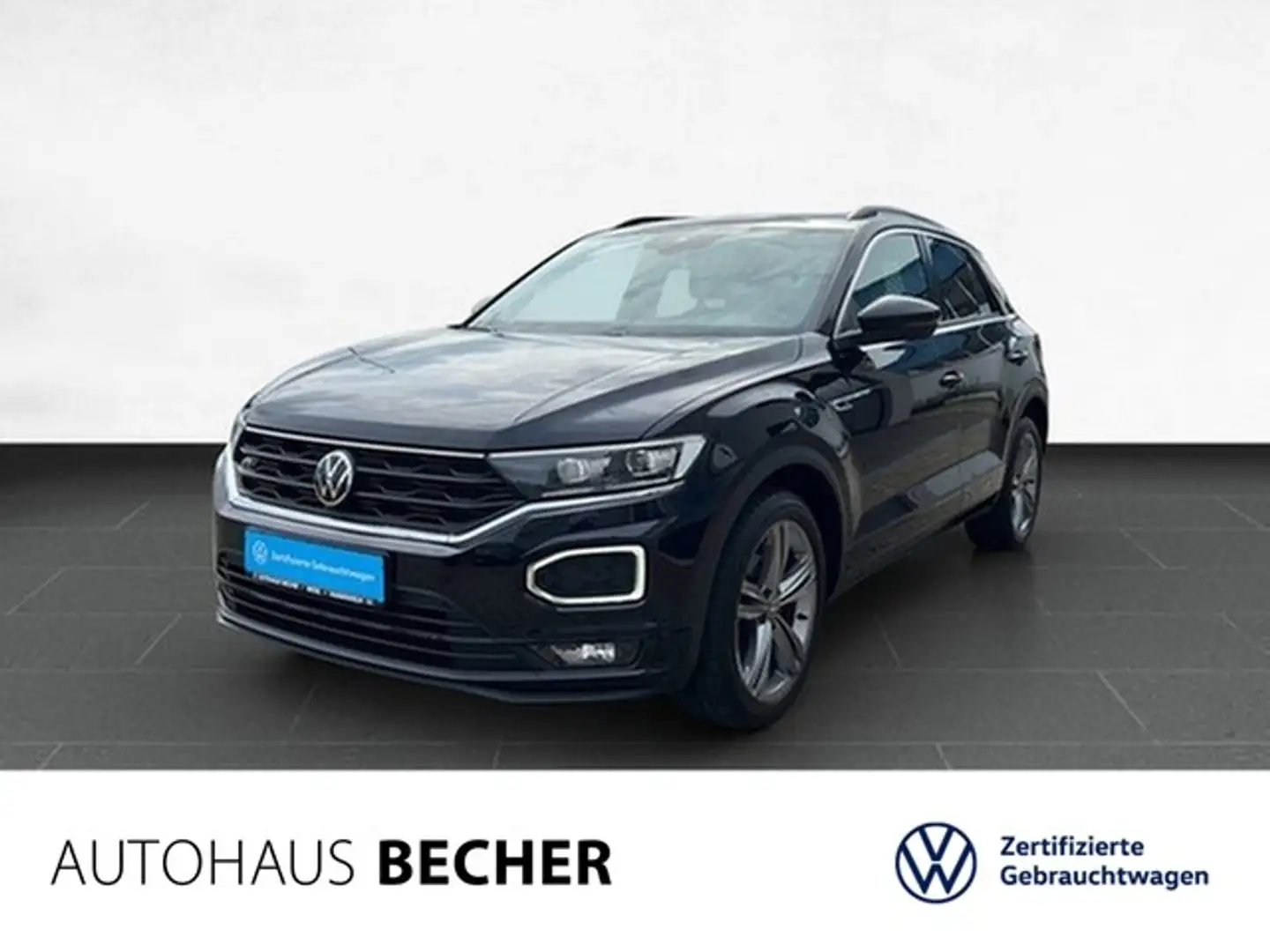 Volkswagen T-Roc R-line 1.5 TSI 6-Gang /IQ.Drive/Pano/Navi Schwarz - 1