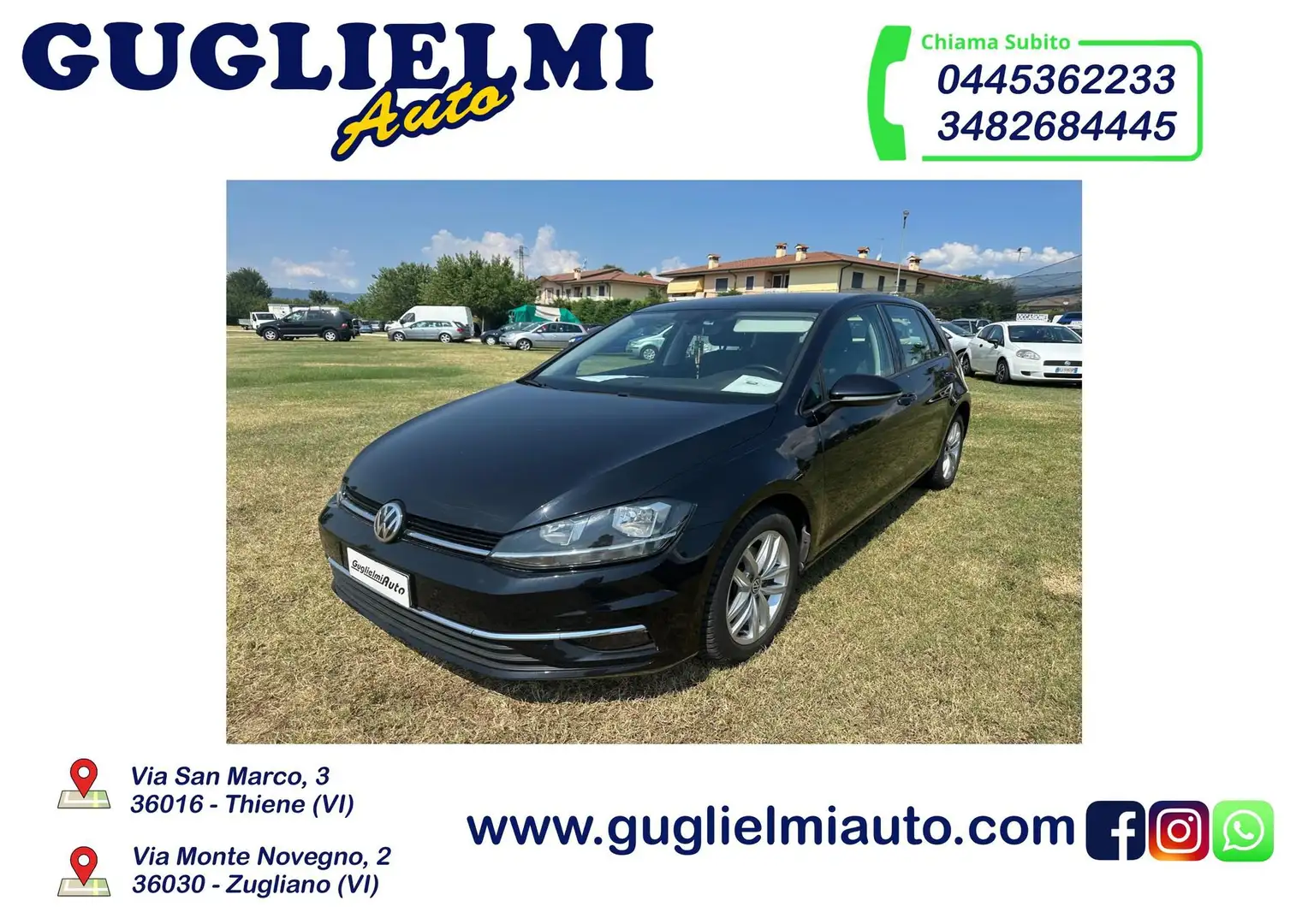 Volkswagen Golf 1.6 TDI 115 CV DSG 5p. Executive BlueMotion Techn Zwart - 1