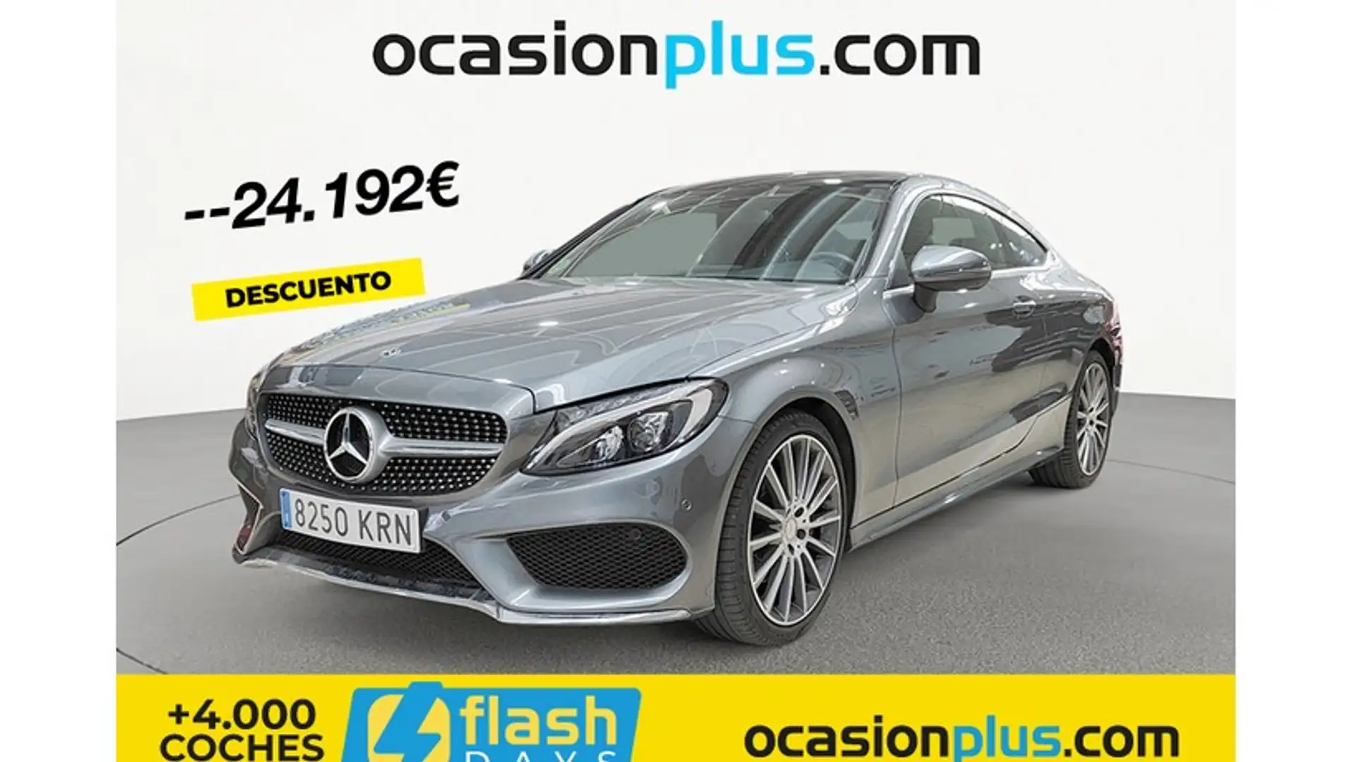 Mercedes-Benz C 200 Coupé Gris - 1