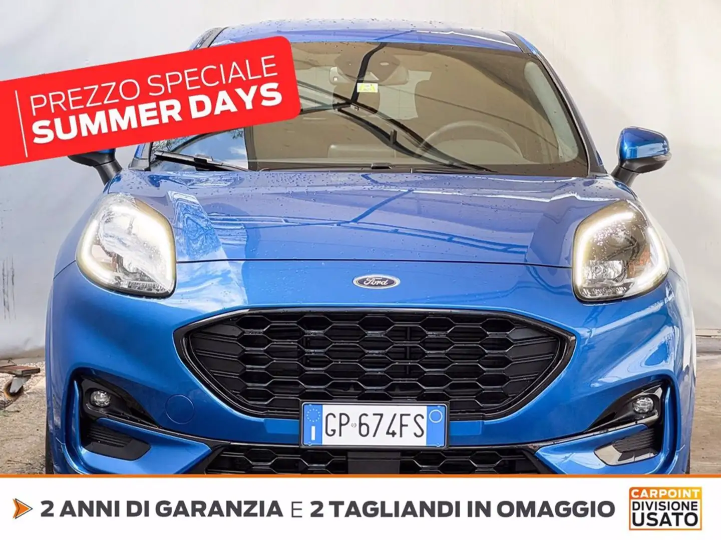 Ford Puma 1.0 ecoboost h st-line s&s 125cv auto Modrá - 2