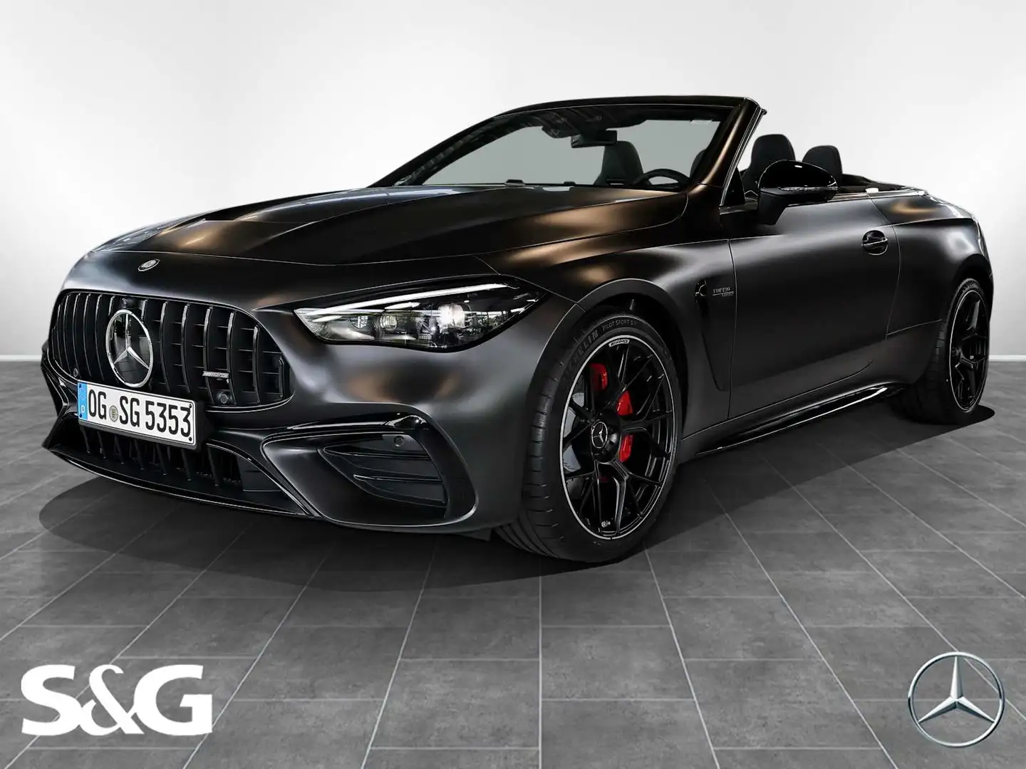 Mercedes-Benz CLE 53 AMG 4M+ Cabrio MBUX+360°+DIG-LED+AHK+DAB+ Gris - 1