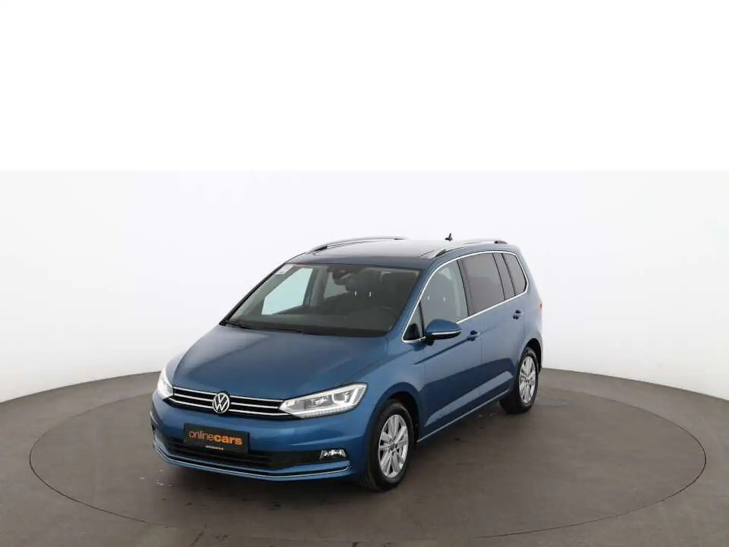 Volkswagen Touran 2.0 TDI Highline LED SKY RADAR AHK LEDER Blau - 1