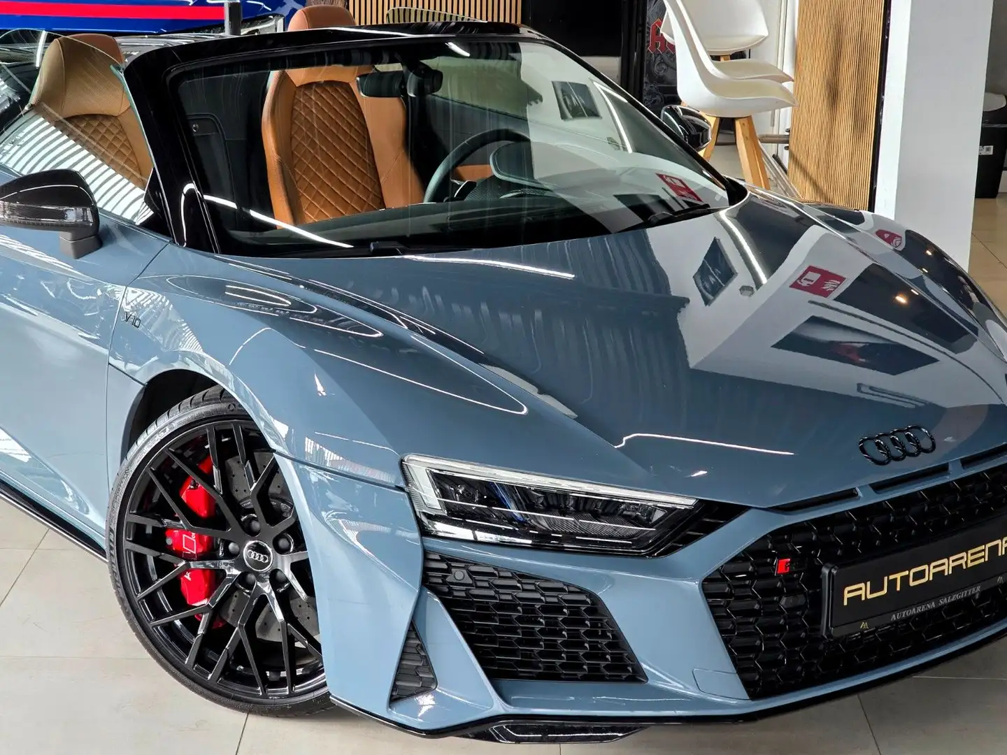 Audi R8 5.2 FSI Spyder Performance Quattro*LASER*B&O Grey - 2