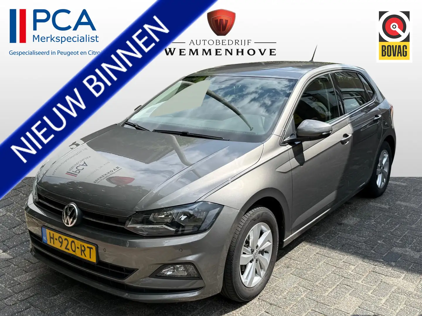 Volkswagen Polo 1.0 TSI Highline Business R Navigatie /Alu wielen/ Grau - 1