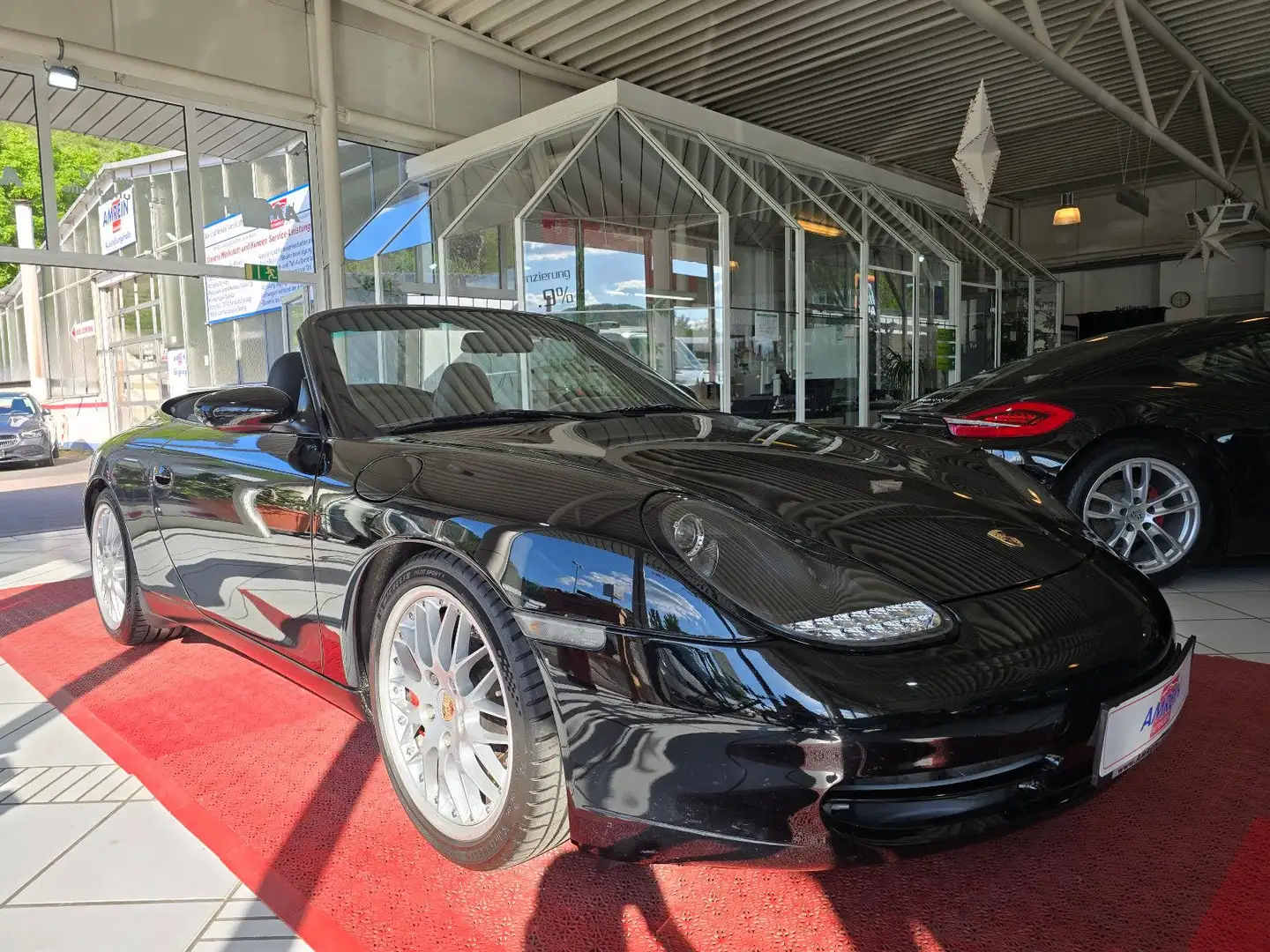Porsche 996 911 Carrera+LEDER+KLIMA+MOTOR ÜBERHOLT+ Fekete - 1