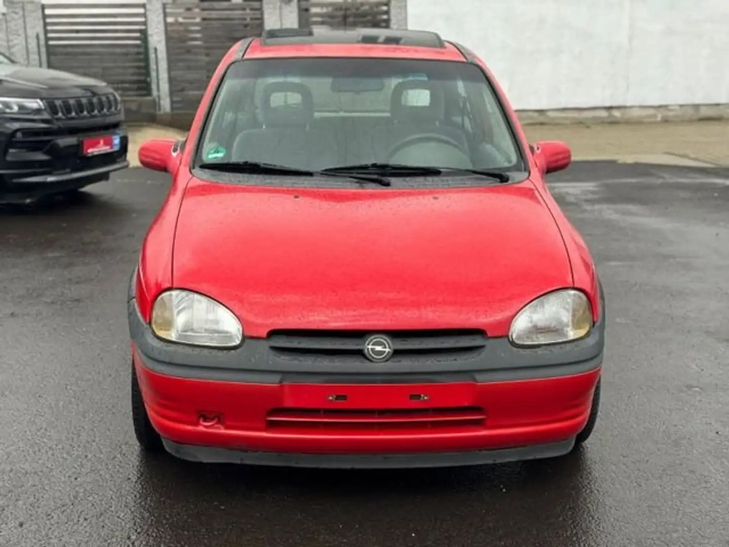 Opel Corsa Schiebdac/1.Hand/TÜV Neu Rot - 2