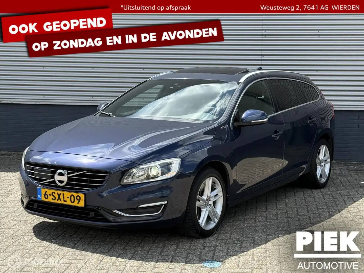 Volvo V60 2.4 D6 AWD Plug-In Hybrid Summum BLIS |ACC |BOMVOL Kék - 1