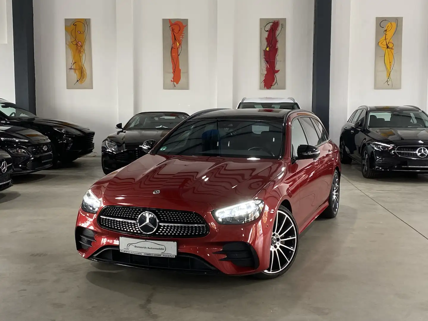 Mercedes-Benz E 220 d T AMG/PANO/STHZG/´20/DIS/BUR/AHK/ Rouge - 1