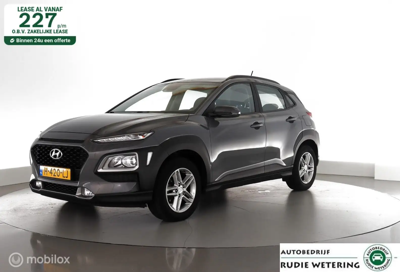 Hyundai KONA 1.0 T-GDI Comfort cam|applecarplay|ecc|pdc|lmv16 Grau - 1