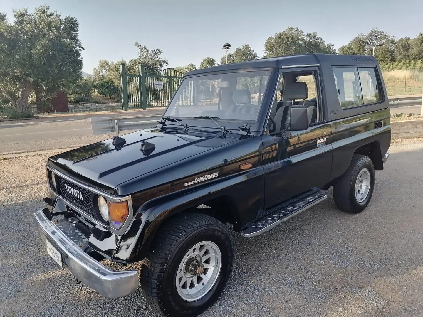 Toyota Land Cruiser LJ 73/KLIMA! /Cabrio/Hardtop/Velour Negru - 1