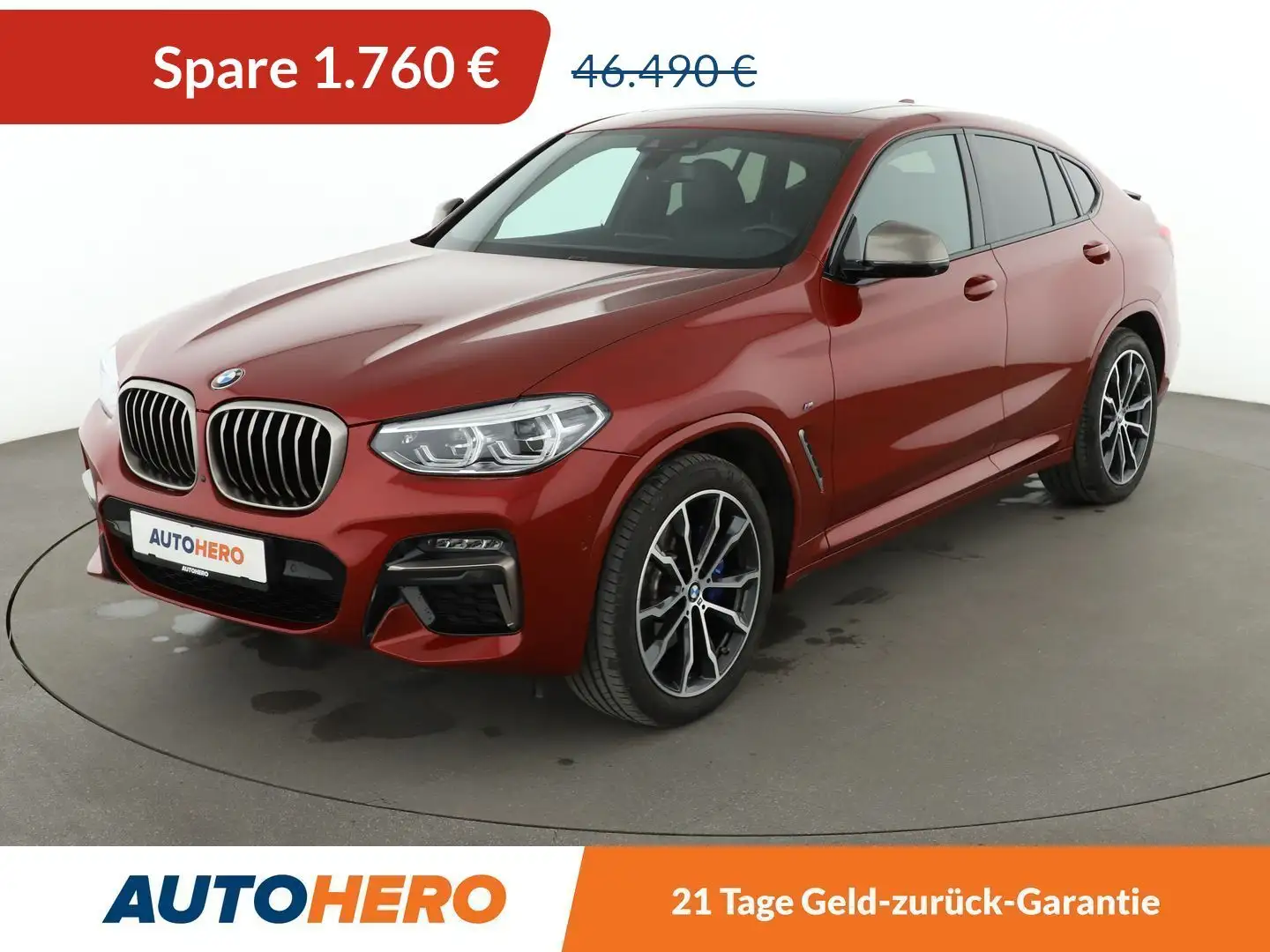BMW X4 M40i Aut.*NAVI*LED*TEMPO*HUD*PANO*AHK*360° Rot - 1