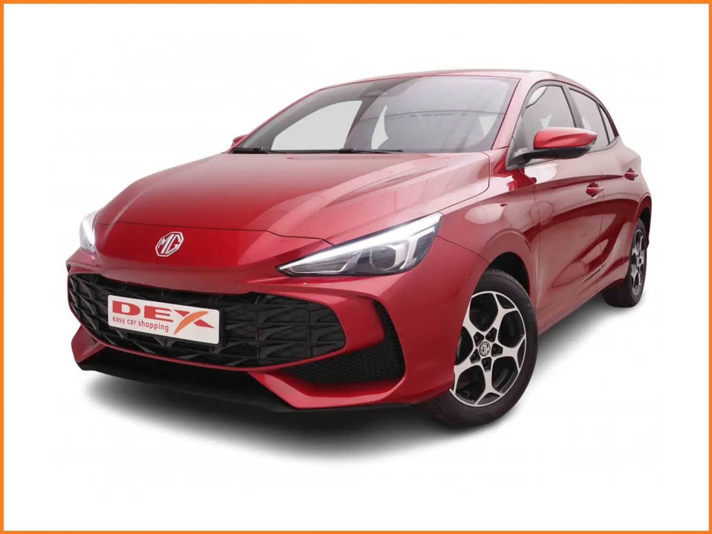 MG MG3 1.5i 115 Comfort + GPS + CarPlay + Cam + ALU16 Rood - 1