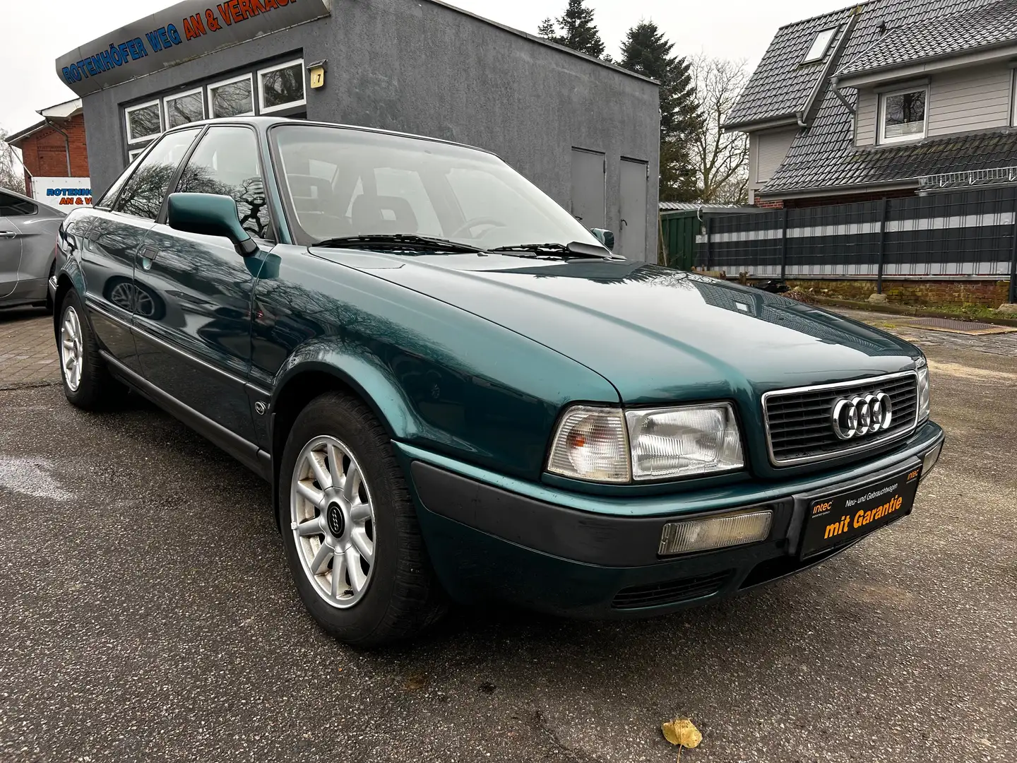 Audi 80 Europa*Schiebe-Dach*92000Tkm* Zelená - 1