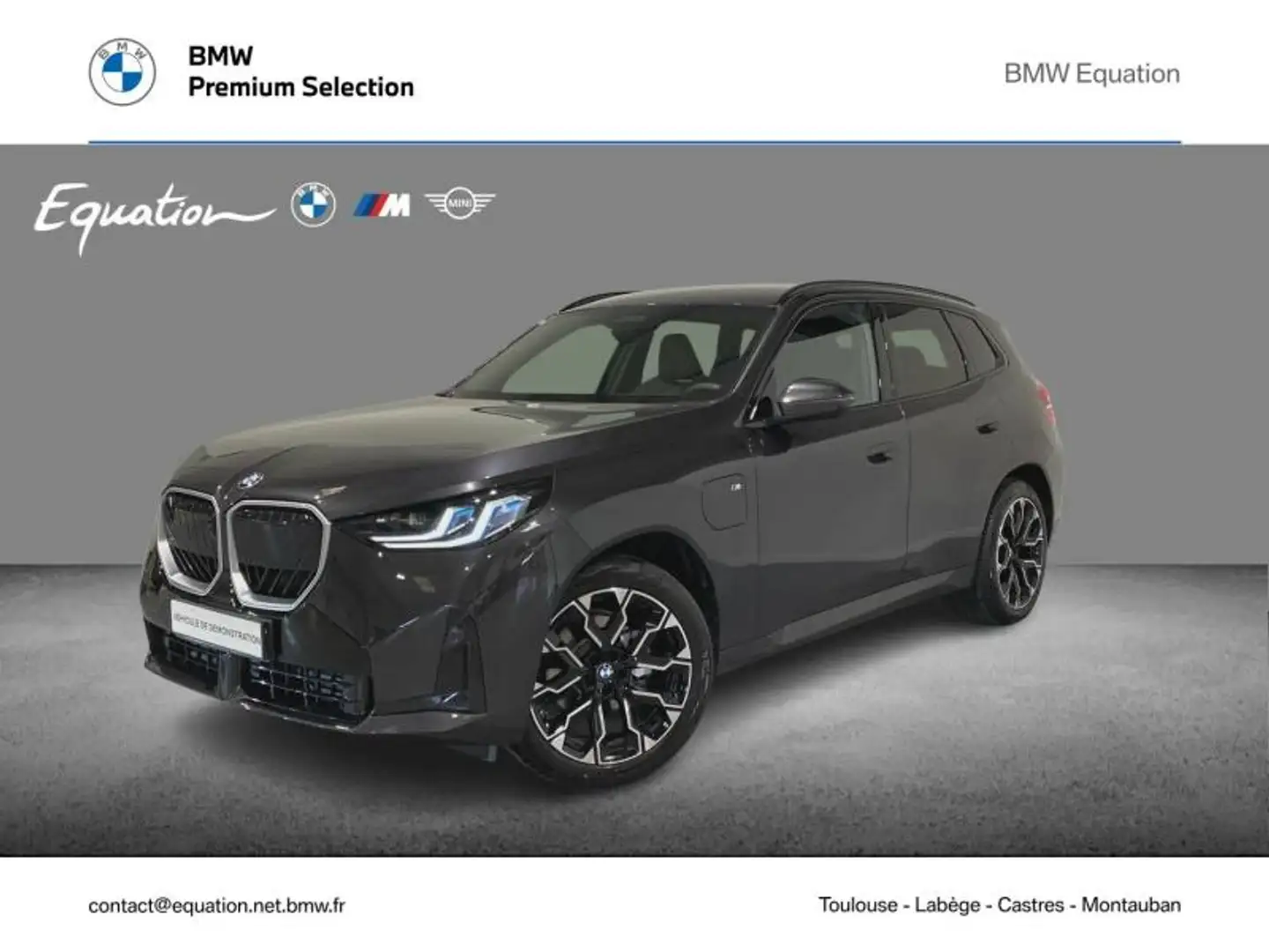 BMW X3 xDrive30e 299ch Gris - 1