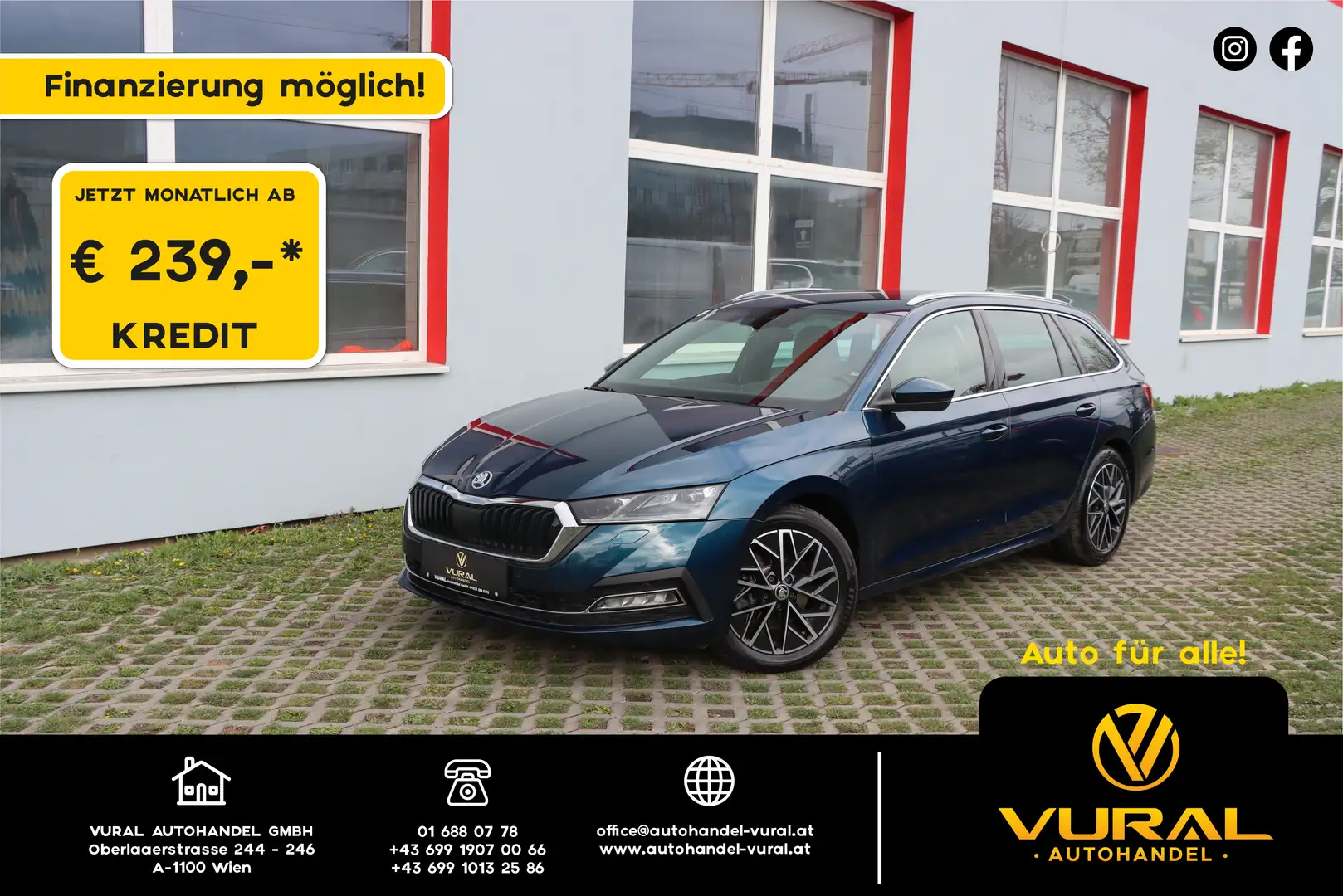 Skoda Octavia 2.0 TDI Style 4x4 DSG | Head-Up | R.KAMERA | LED | Blau - 1