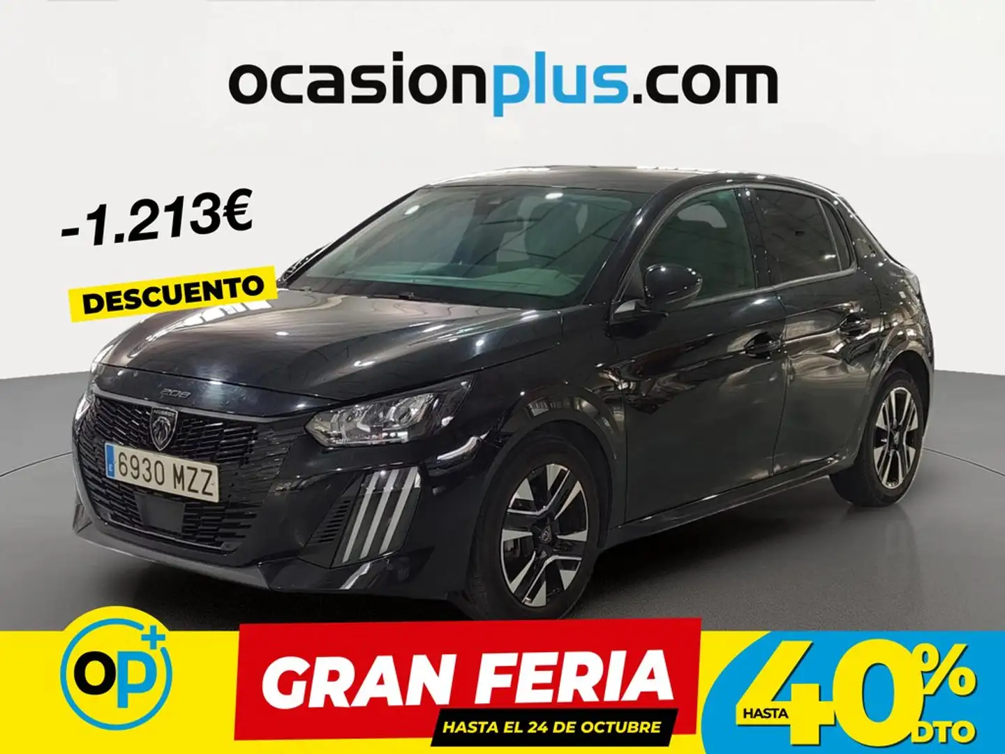 Peugeot 208 1.2 Puretech S&S Allure 100 Negro - 1