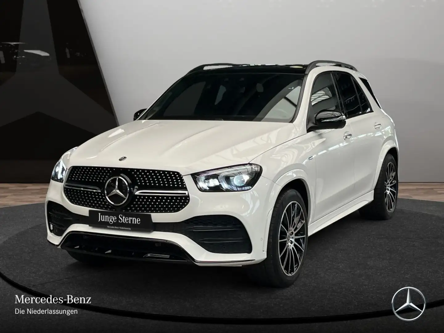 Mercedes-Benz GLE 350 de 4M AMG+NIGHT+PANO+360+AHK+MULTIBEAM+21" Wit - 2