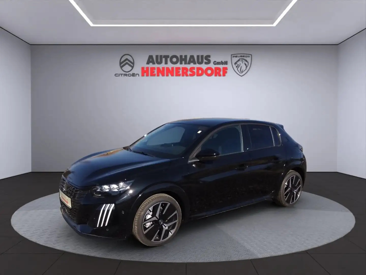 Peugeot 208 PureTech 100 GT Schwarz - 1