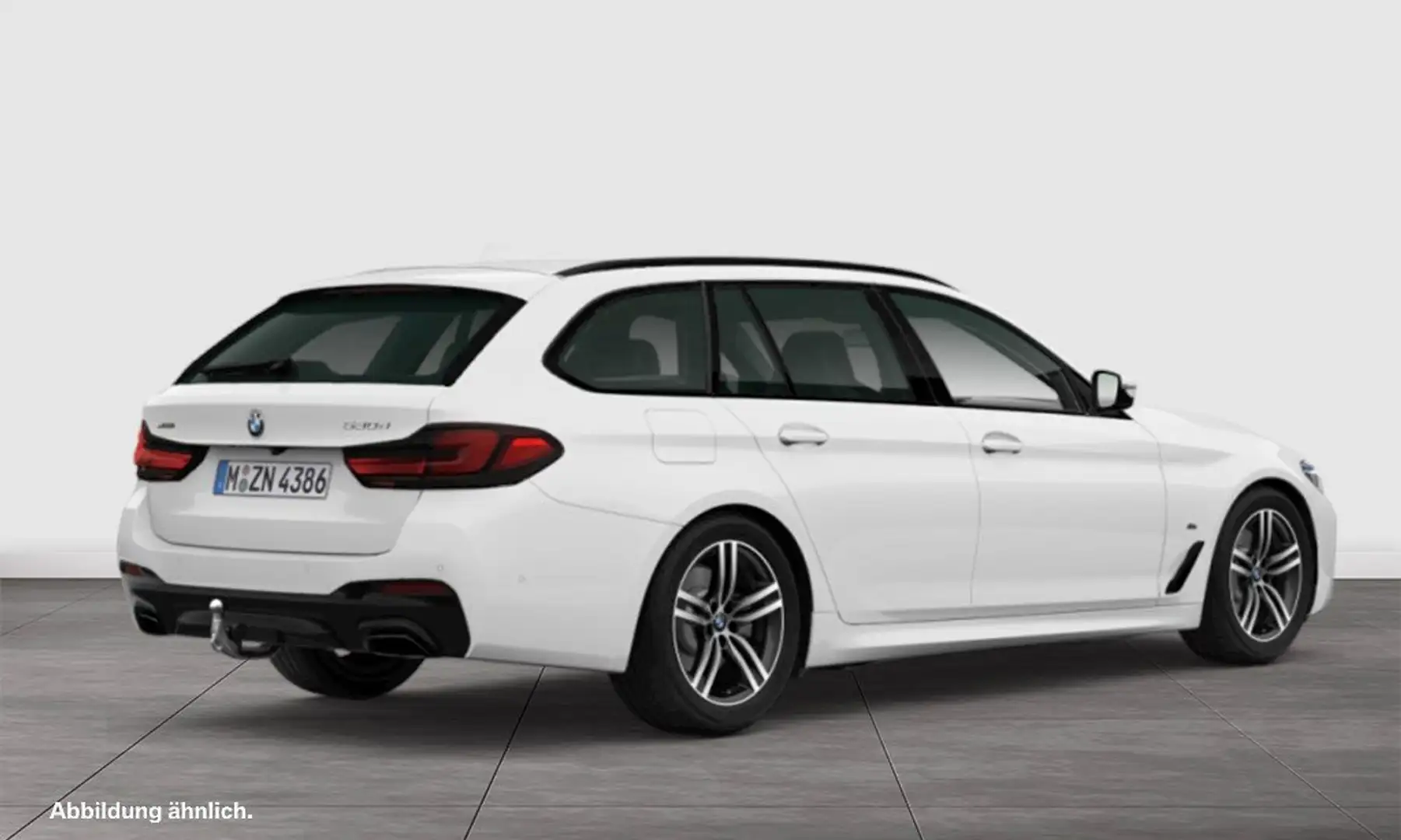 BMW 530 d xDrive A M Sport HUD PANO ACC AHK RFK NAVI Weiß - 2