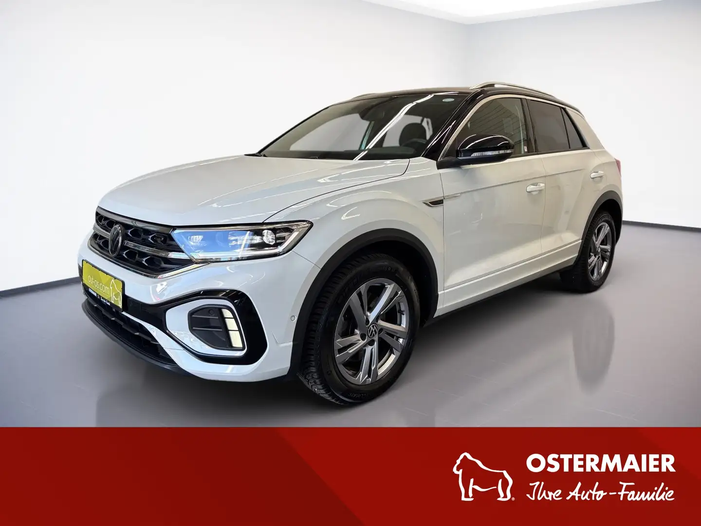 Volkswagen T-Roc R-LINE 2.0TDI 150PS DSG 5J-G LED.AHK.NAVI.KAMERA.S Blanco - 1