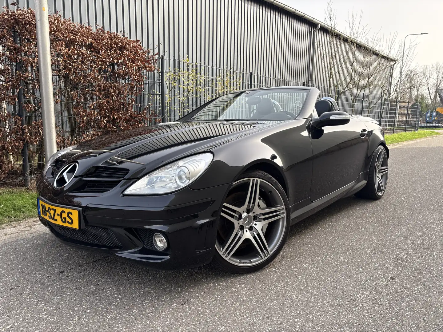 Mercedes-Benz SLK 55 AMG AUTOMAAT / NAVI / CRUISE / LEER / 161dkm! Schwarz - 1