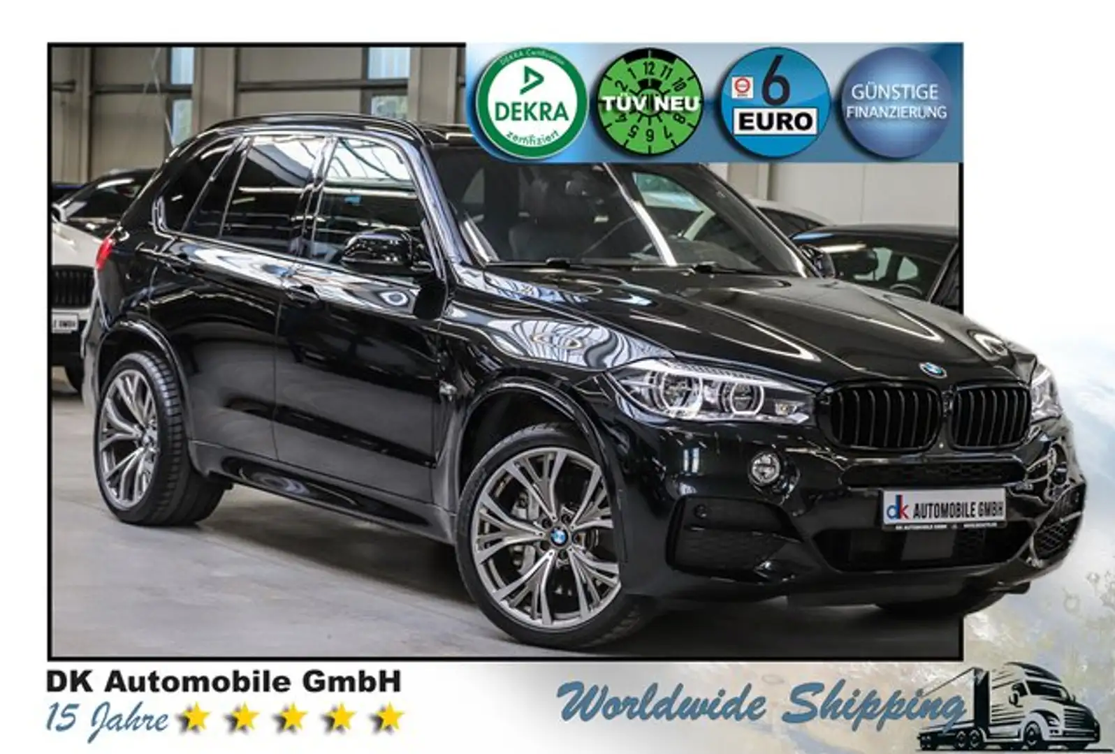 BMW X5 M50d Sport-Aut/BANG&OLUFSEN/KAMERA/SOFT-CLOSE/ Noir - 1