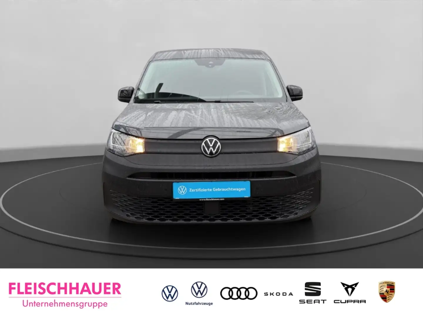 Volkswagen Caddy Cargo 2.0 TDI Navi DAB Ausparkassistent Spurwechse Grau - 2