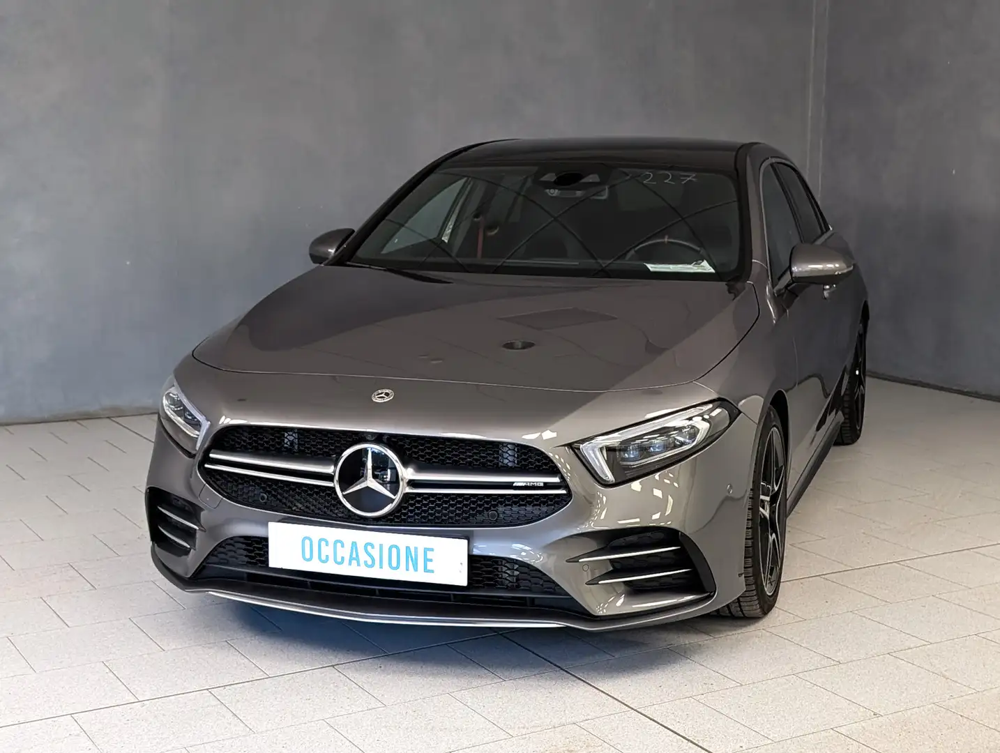 Mercedes-Benz A 35 AMG 35 4MATIC AUTOMATIC AMG LINE PREMIUM - TETTO PANORAMA Gris - 2