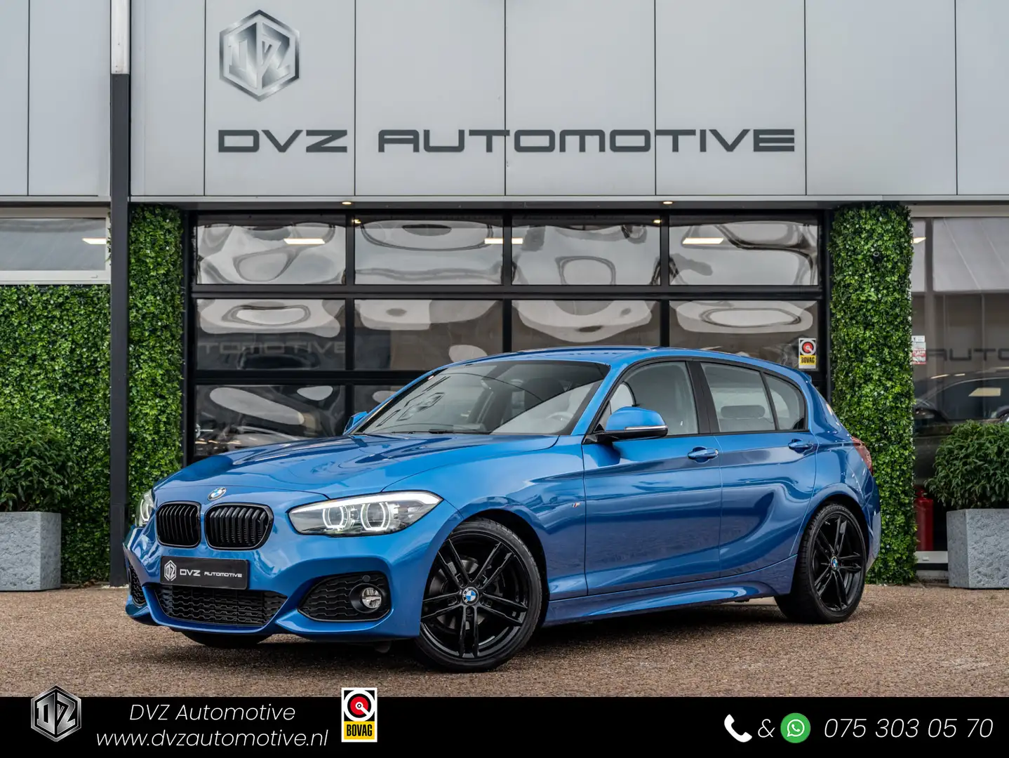 BMW 118 1-serie 118i Edition Sport Line Shadow High Execut Blauw - 1