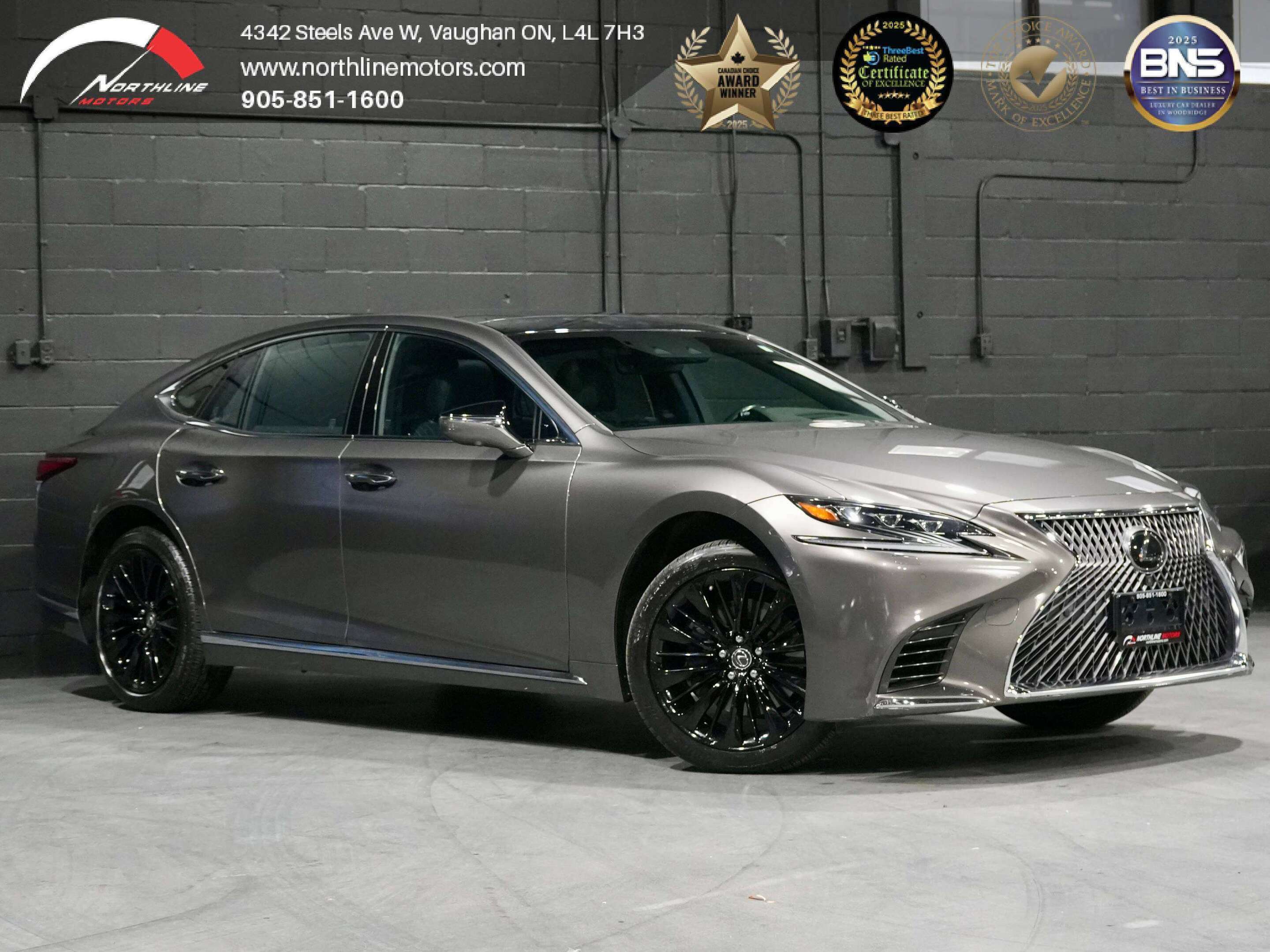 Gray 2018 Lexus LS Sedan All-Wheel Drive Automatic