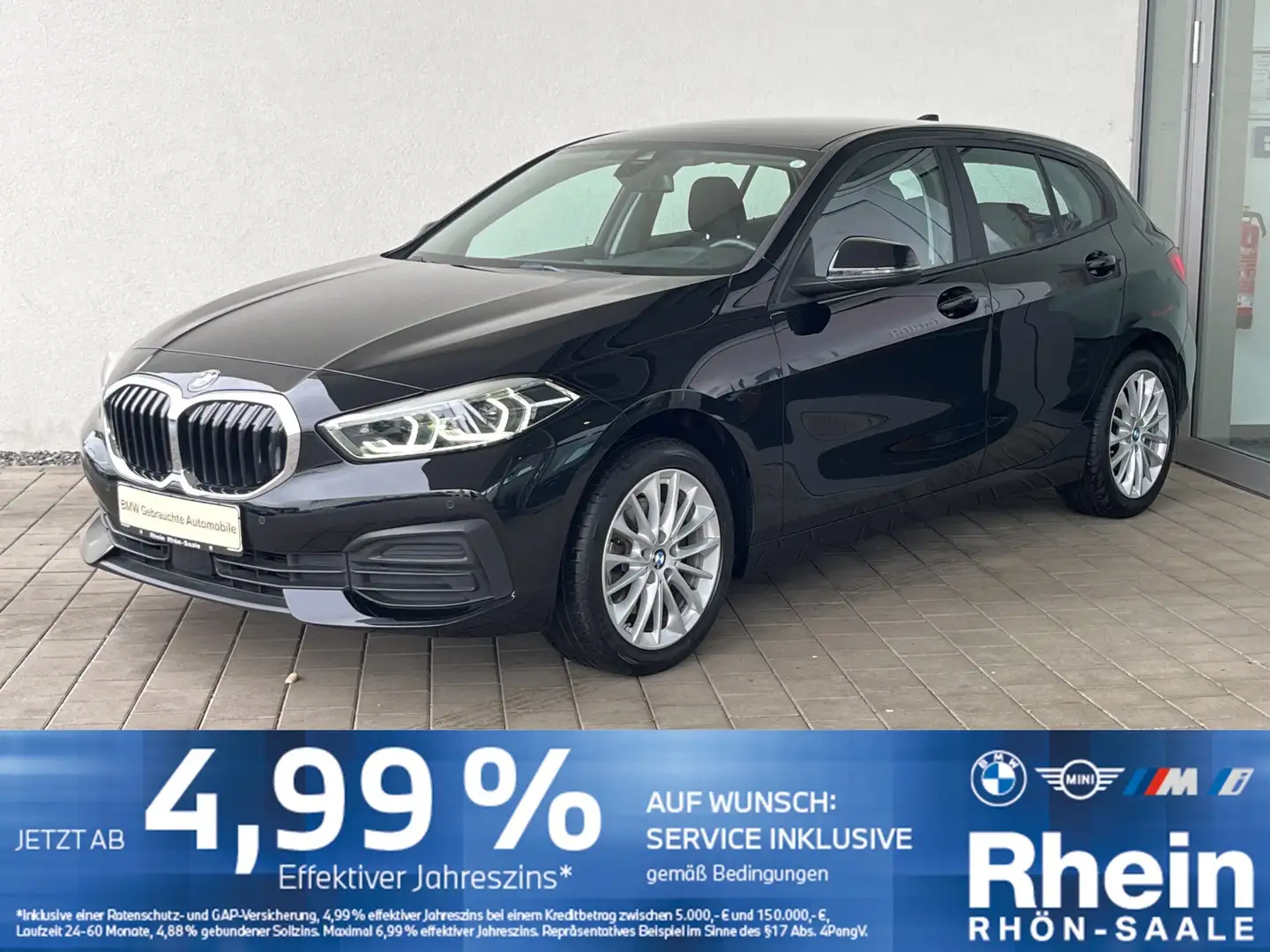 BMW 118 i Advantage Navi.Tempo m.B..PDC.SH.DAB.LED. Noir - 1