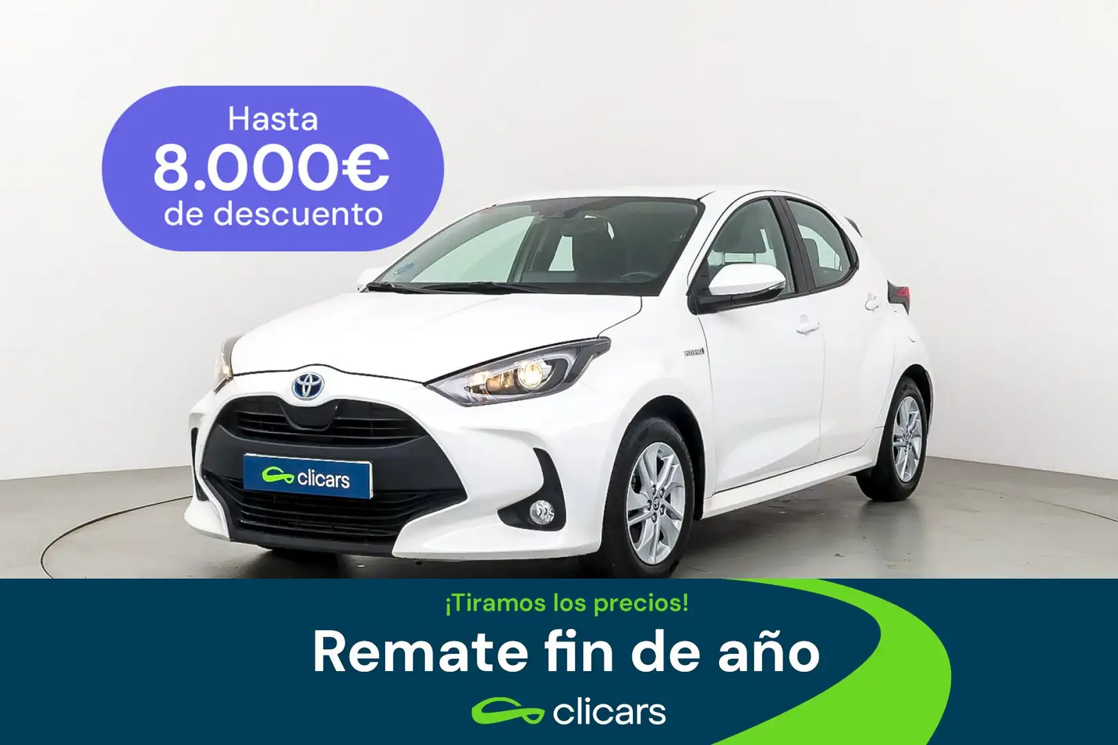 Toyota Yaris 120H 1.5 Active Tech Blanco - 1
