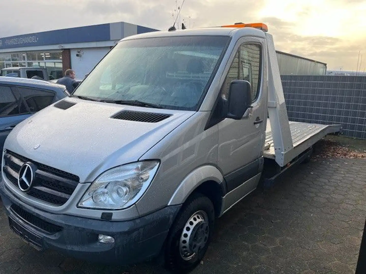 Mercedes-Benz Sprinter II 519 CDI Abschleppwagen Techau Zilver - 2