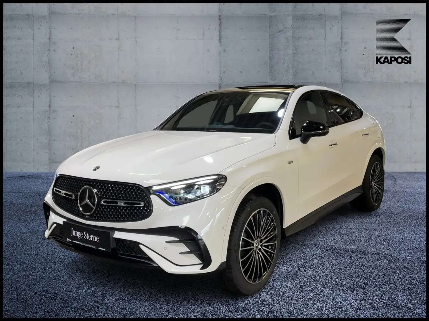 Mercedes-Benz GLC 300 de 4MATIC Coupé mit EQ Hybrid Technologie Österrei Weiß - 1