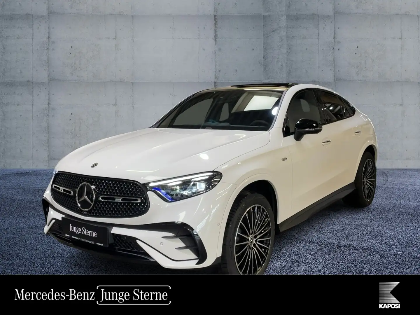 Mercedes-Benz GLC 300 de 4MATIC Coupé mit EQ Hybrid Technologie Österrei Bianco - 1
