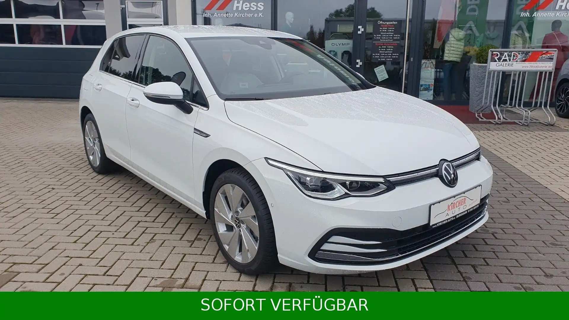 Volkswagen Golf 1.5TSI Style, 7.500 km*Navi*Kamera*17"*ACC* Weiß - 1