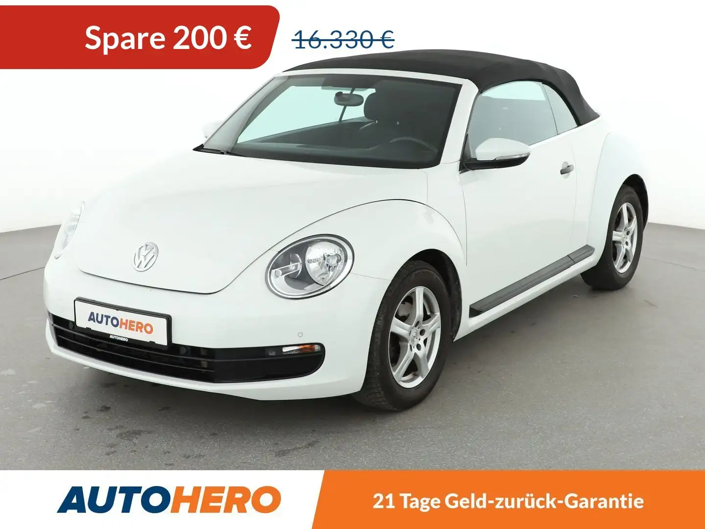 Volkswagen Beetle 2.0 TDI BMT*PDC*SHZ*TEMPO*KLIMA*GARANTIE* Weiß - 1
