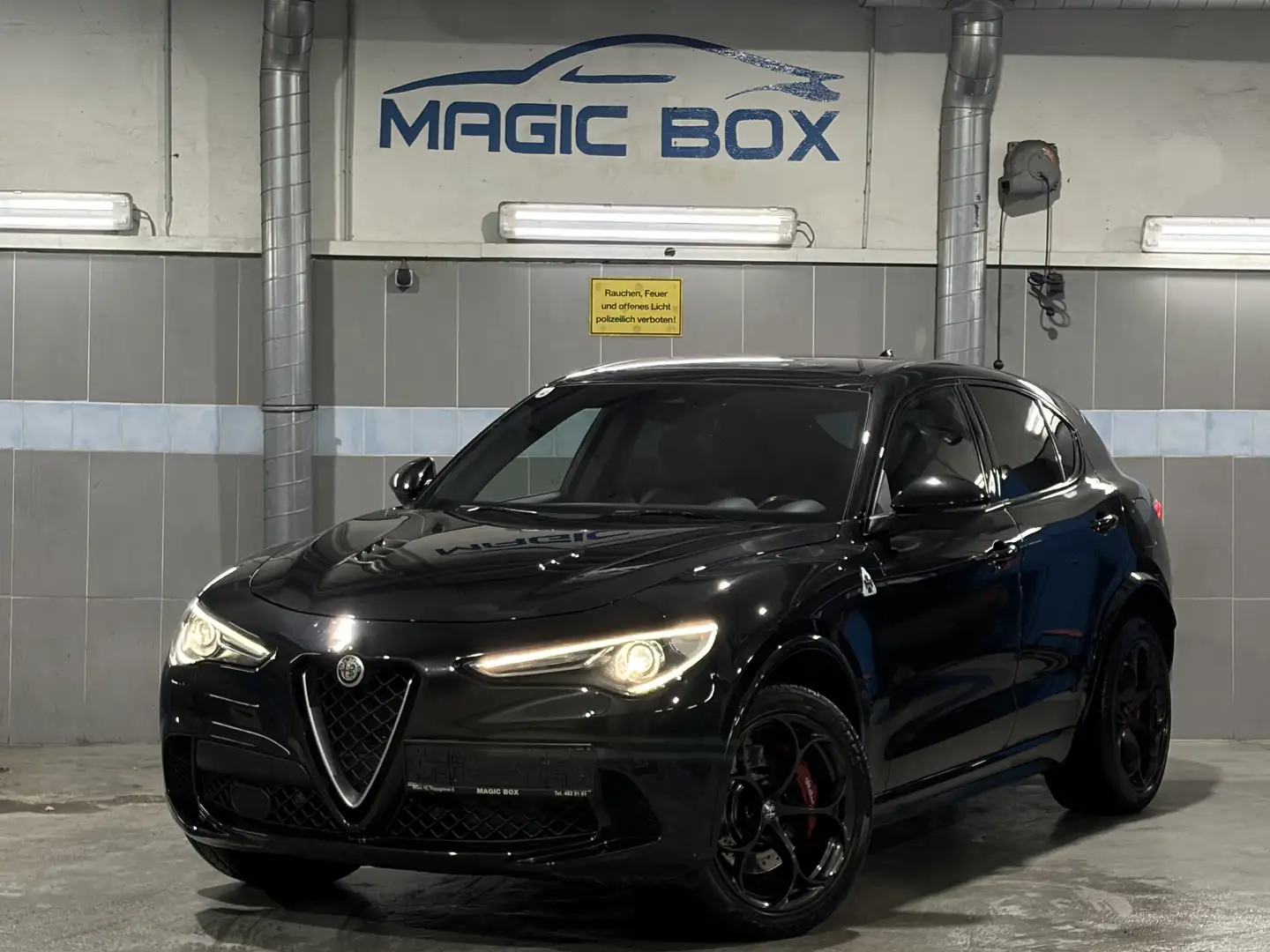 Alfa Romeo Stelvio AKRAPOVIC-Anlage*Keramikversiegelt*Quadrifoglio Q4 Schwarz - 2