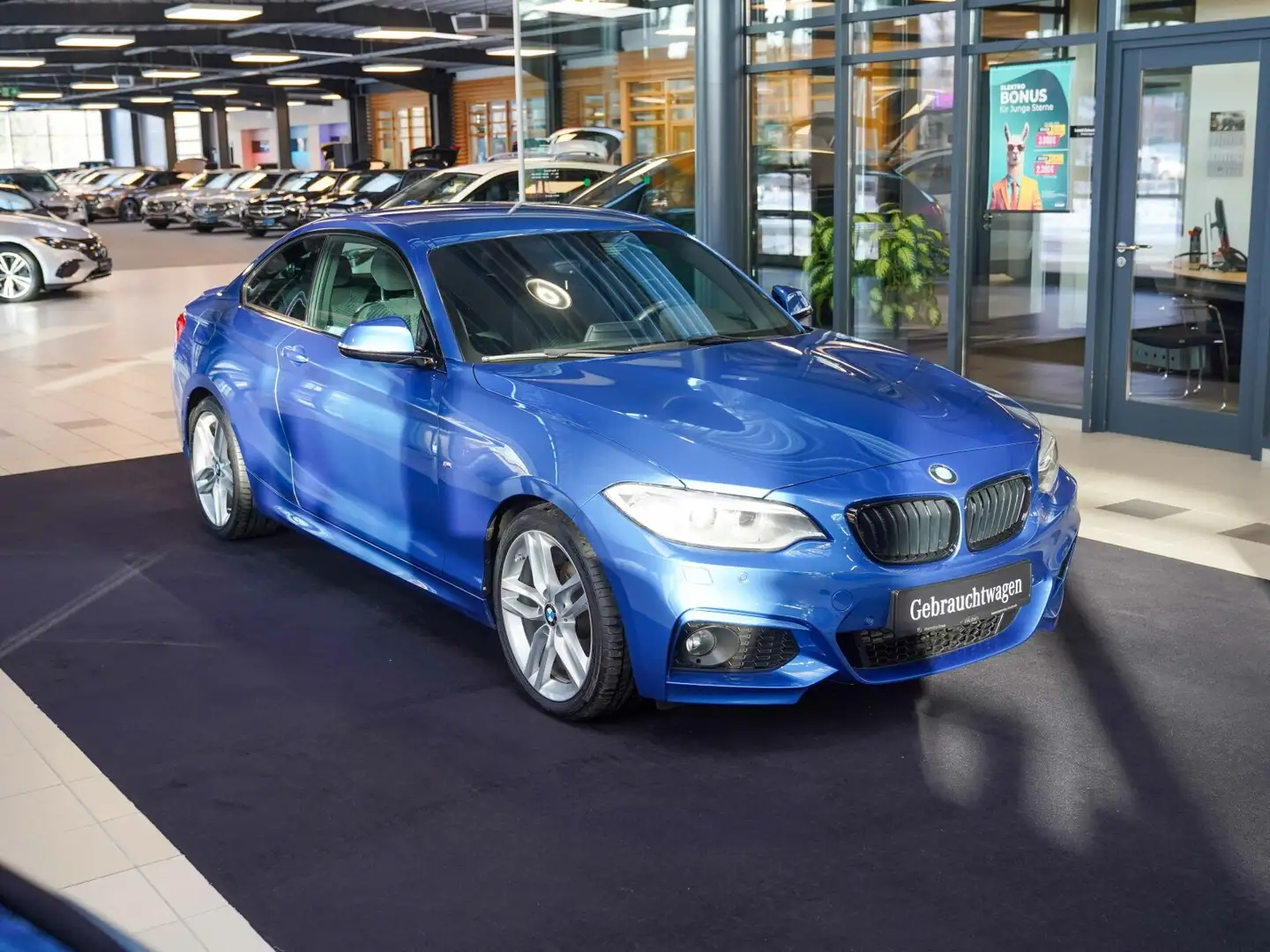 BMW 218 218 d M Sport Coupé Bi-Xenon Navi Sitzheizung Bleu - 2