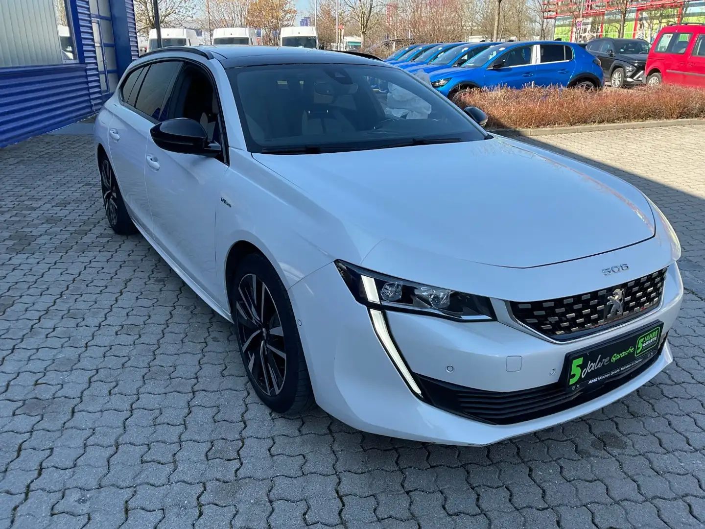 Peugeot 508 Plugin Hybrid SW GT Pano Klima Nachtsicht Blanc - 2
