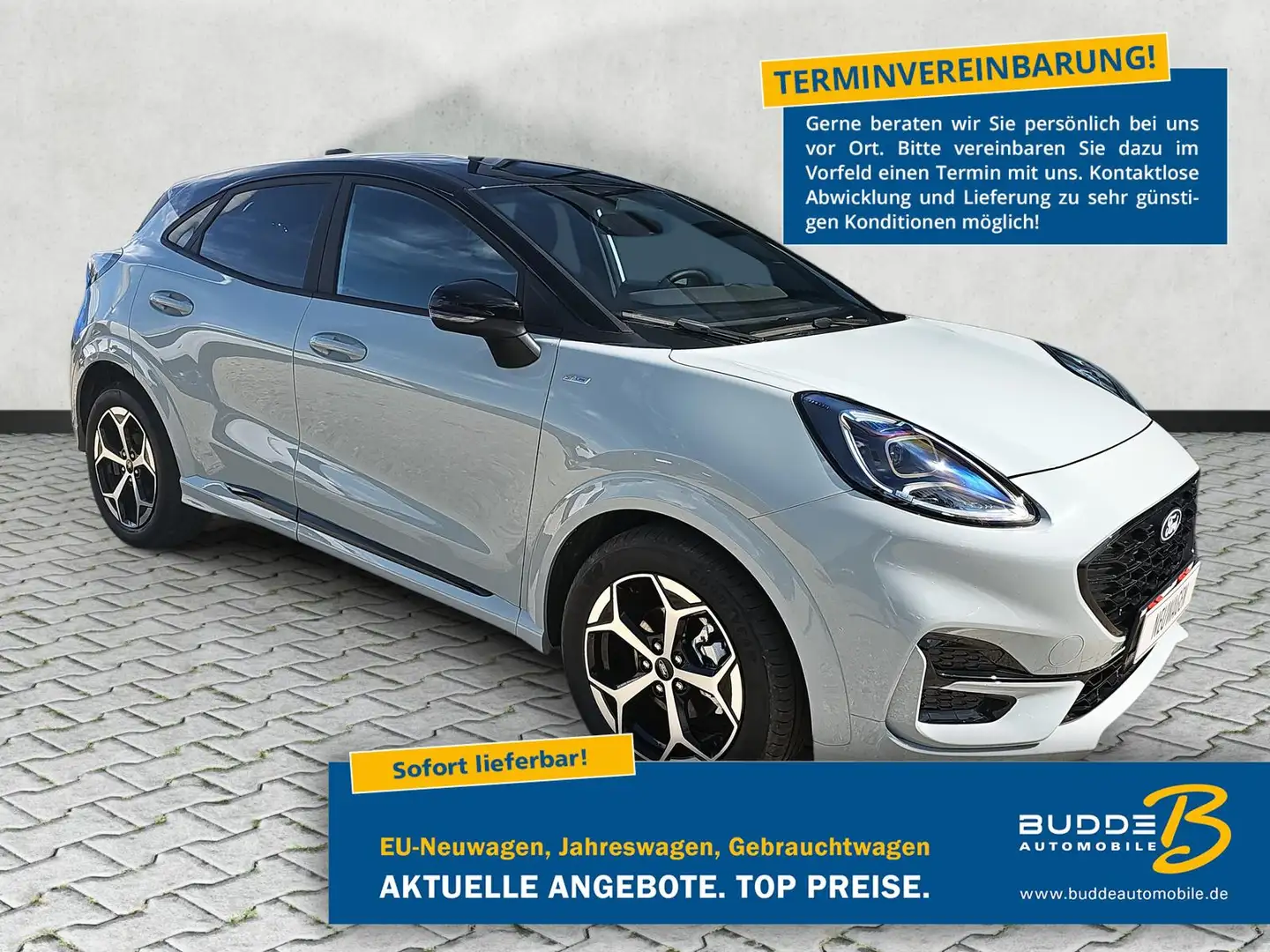 Ford Puma 1.0 EB Hybrid 7G-Autom. ST-Line nMod 5JGara Grau - 1