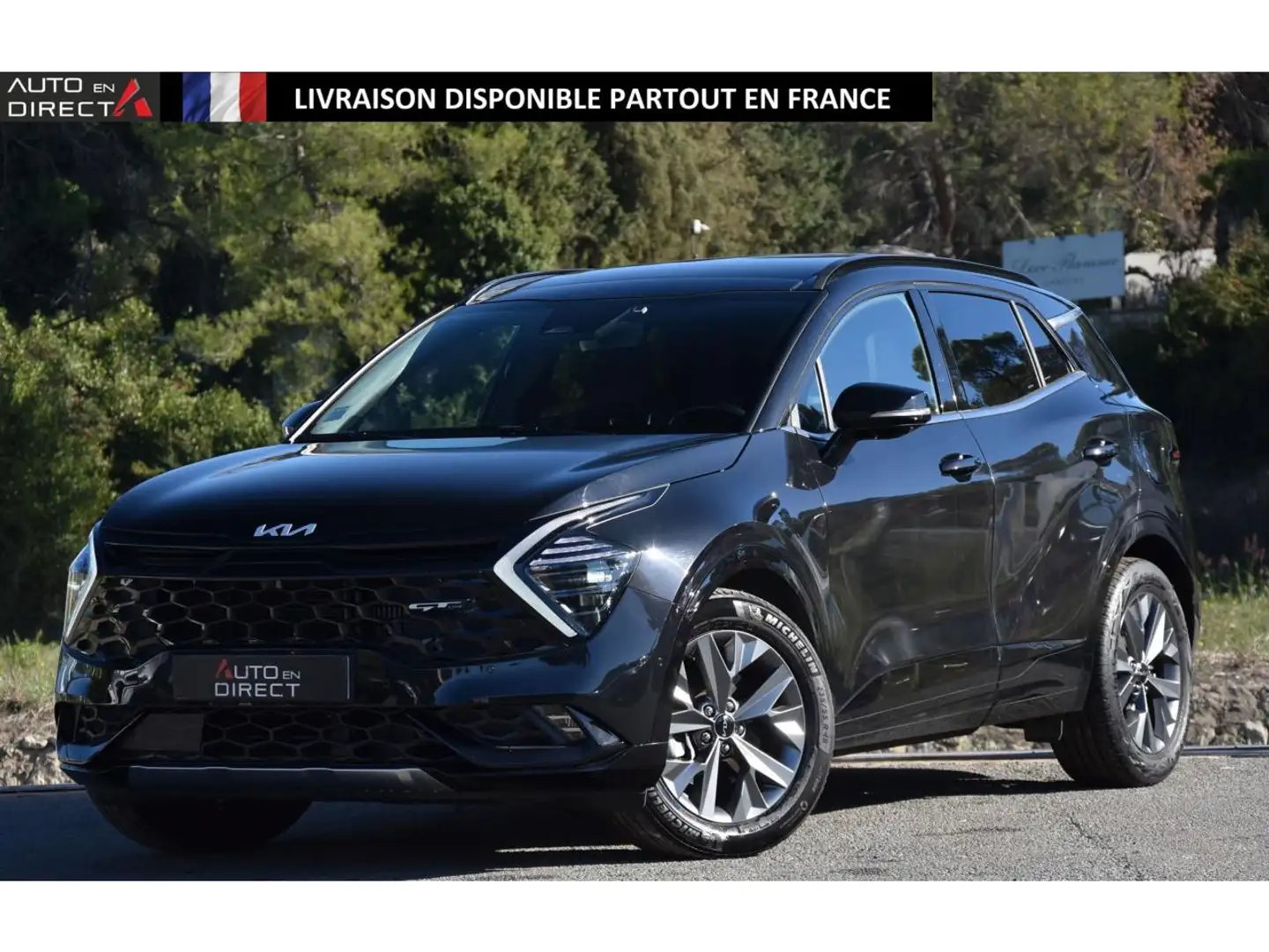 Kia Sportage KIA SPORTAGE V 1.6 T-GDI 230 ISG HYBRIDE 4X2 GT-LINE PREMIUM BVA6 Schwarz - 1
