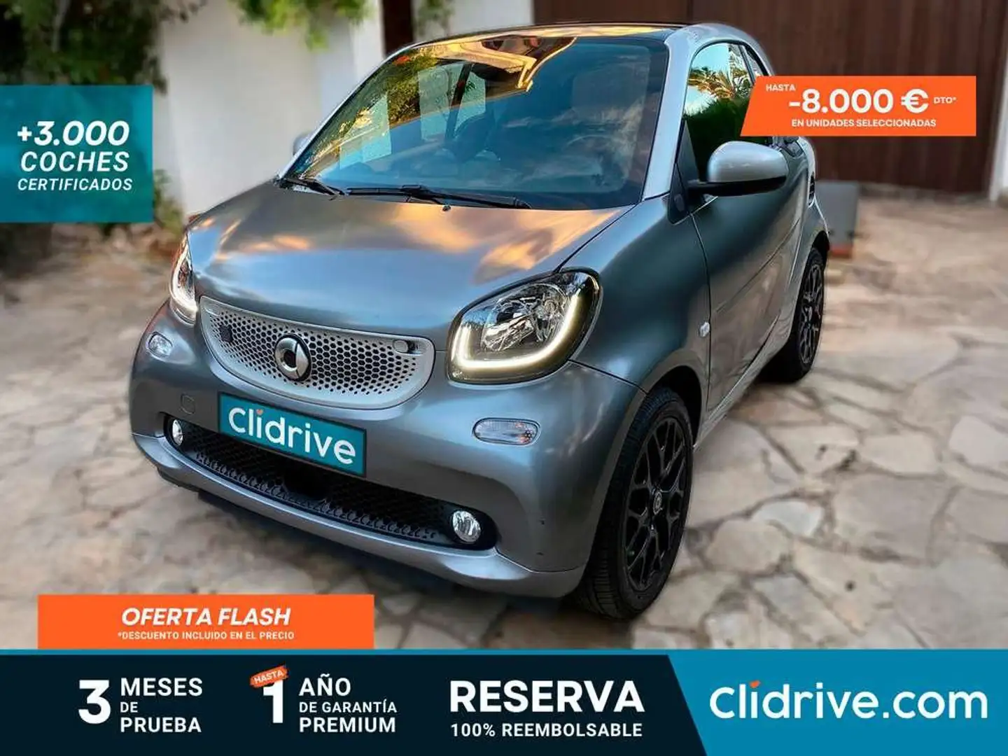 smart forTwo Coupé EQ Gris - 1