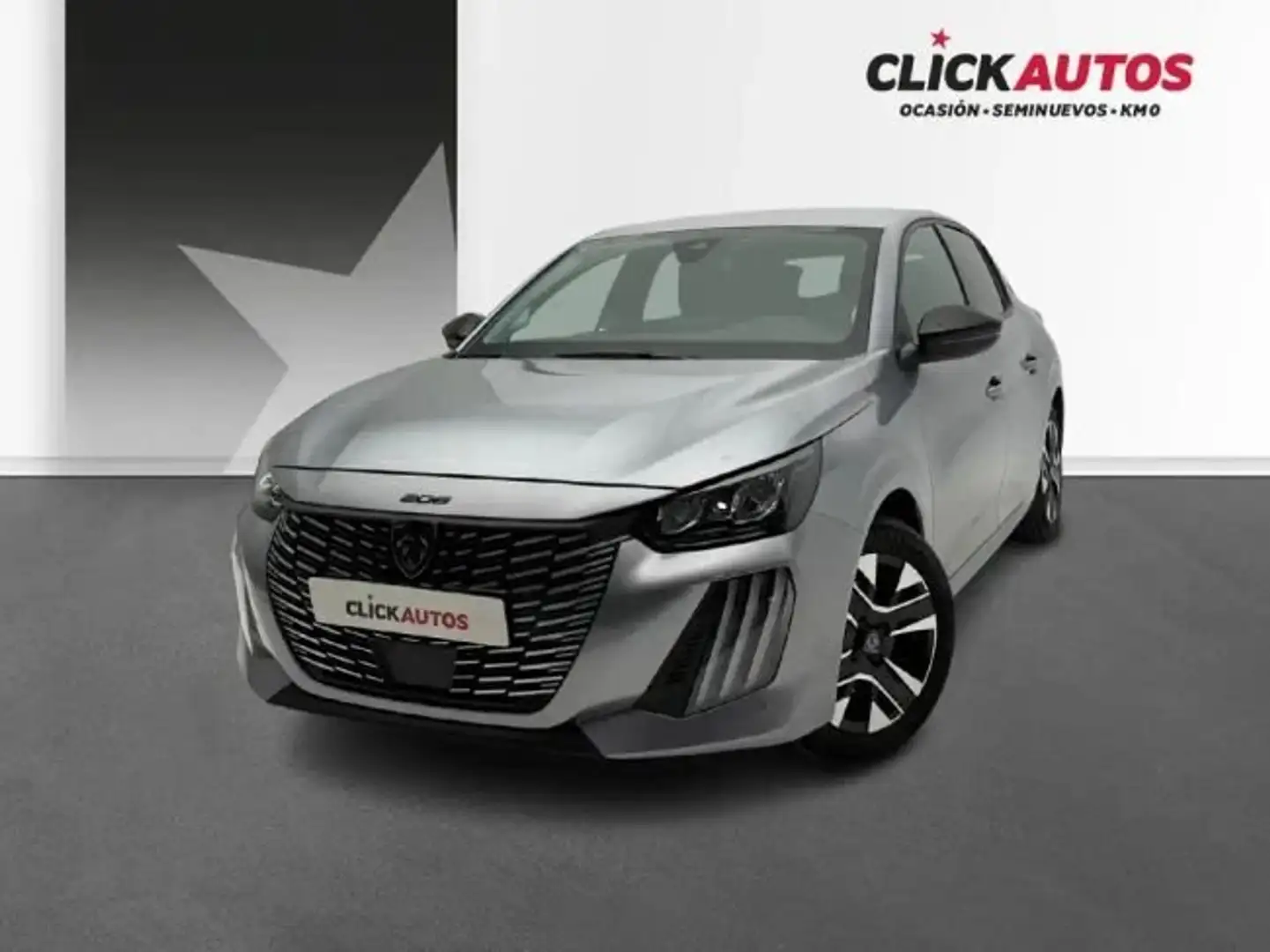 Peugeot 208 1.2 Hybrid 110CV Allure eDCS6 Gris - 1