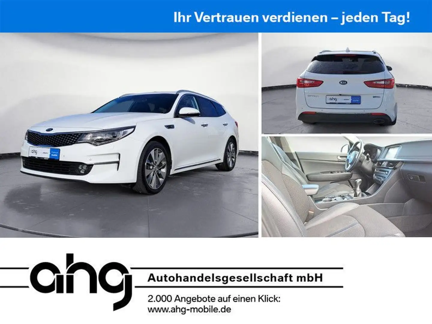 Kia Optima 1.7 CRDi Spirit Sportswagon AHK Weiß - 1