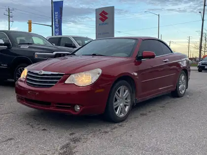 Red 2008 Chrysler Sebring Convertible Front-Wheel Drive 6-Speed Automatic