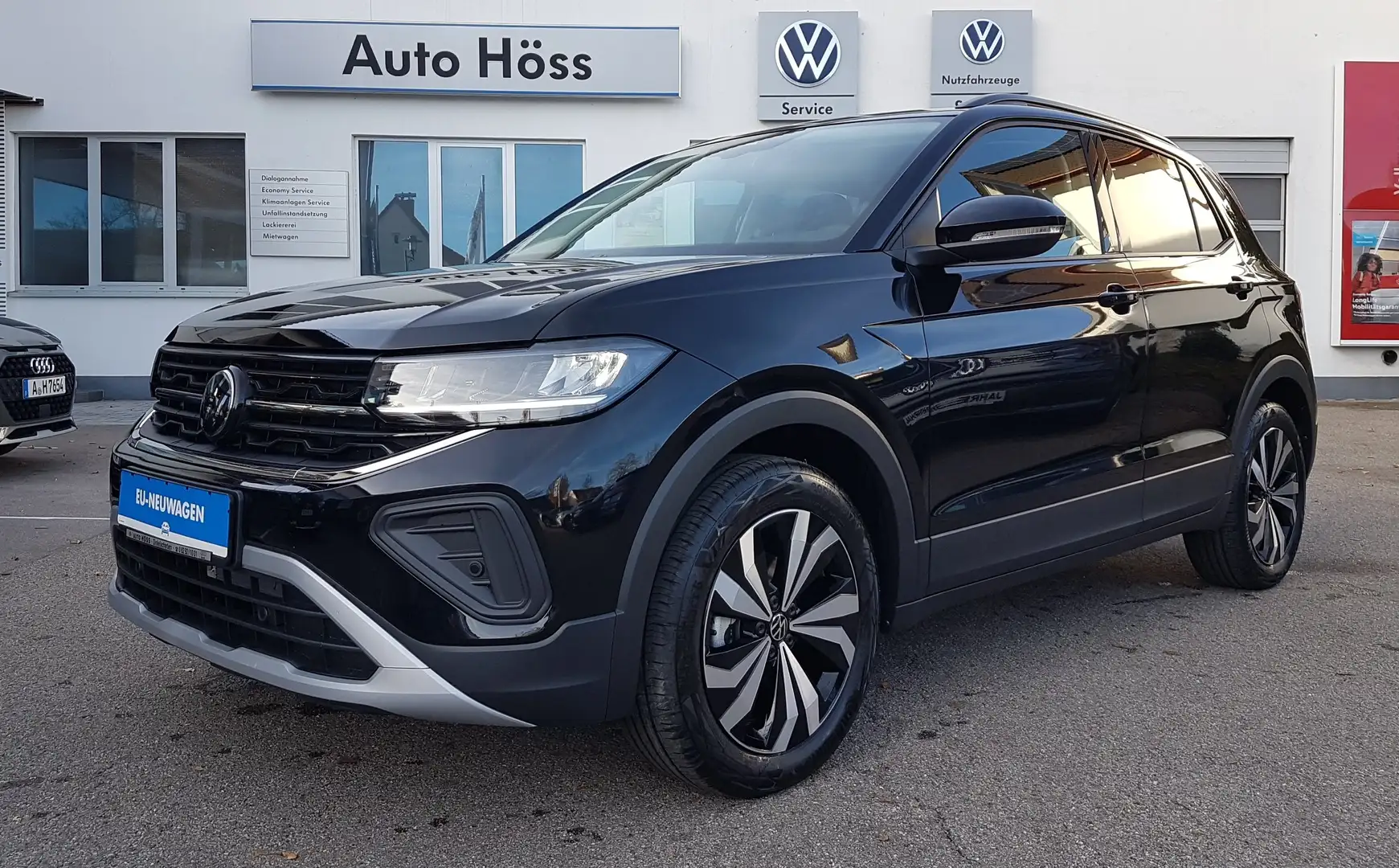 Volkswagen T-Cross 1.0 TSI 85 kW Life*AHK*GAR 4J/80TKM*ACC*LED*APP C* Schwarz - 1